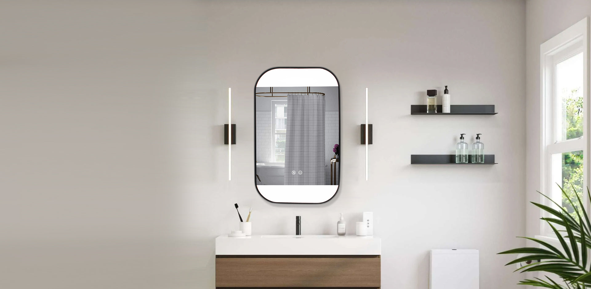 Are Bathroom LED Mirrors Good for Applying Makeup? – LEDMyPlace