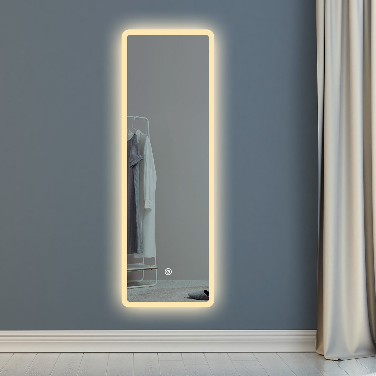 Full Length Bedroom Dressing Mirror with Lights – TACOVICI Home Decor