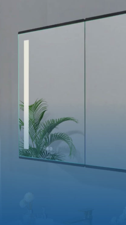 34x26 Medicine Cabinet Bathroom Mirror, Defogger