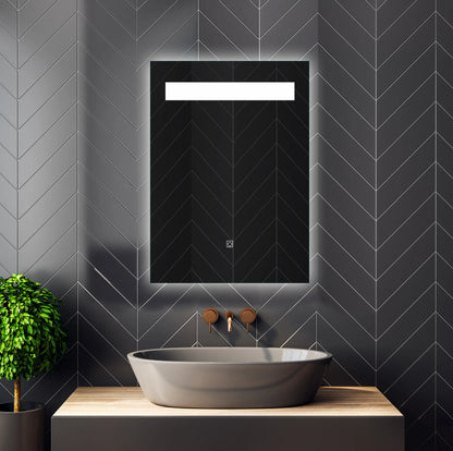 Frontlit LED Lighted Rectangle Bathroom Vanity Mirror