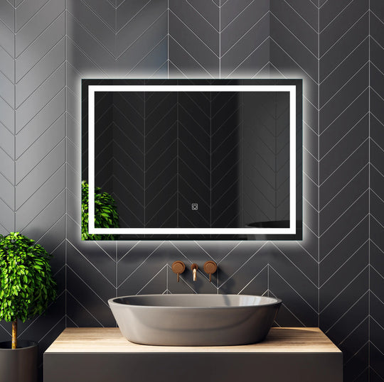 Rectangle Bathroom Vanity Mirror with Lights