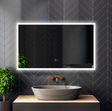 Illuminated Bathroom Vanity Mirror with Lights