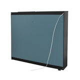 LED medicine cabinet mirror with magnifying and double glass door, 30x26