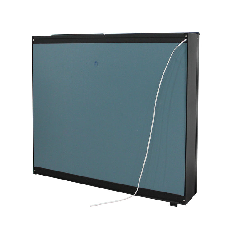 LED medicine cabinet mirror with magnifying and double glass door, 30x26